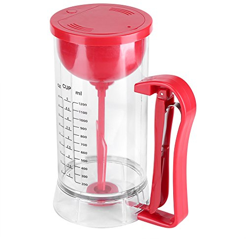 Electric Battery Powered 1200ML Cupcake Pancake Batter Dispenser Mix Pastry Jug Waffle Measuring Cup Muffin Helper Baking Kitchen Tool