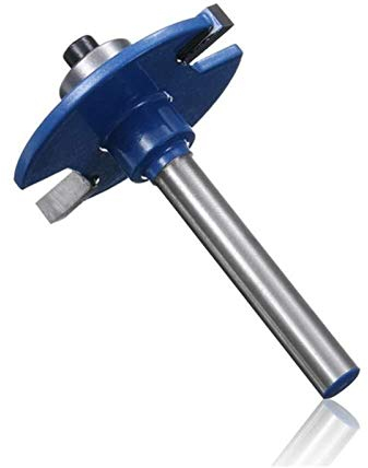 Shank Biscuit Joiner Cutter Router Bit with Bearing Woodworking Cutter 1/4 Inch Router Bits