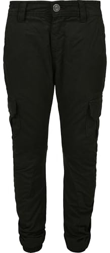 Urban Classics Jungen Hose Boys Cargo Jogging Pants Black 122/128