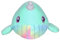 Dream Beams - süßes, kuschelieges Plüschtier, Glow in The Dark, waschbar, ab 0 Jahre (18 cm, Nickie (Narwal))