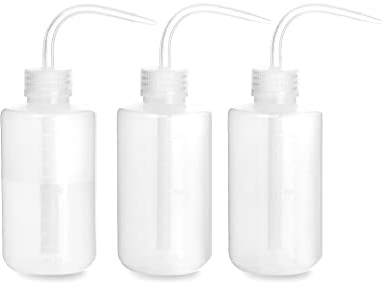 QWORK® 3 Stück Spritzflasche 250ml, Kunststoff Liquid Flaschen, Sicherheits Spritzflasche, Bewässerung Werkzeuge