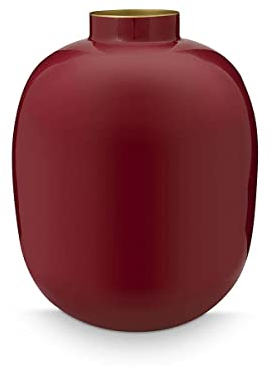 Pip Studio Vase Metal rot 32 cm