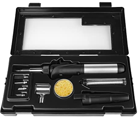 JETPRO Soldering Iron Portable with Adjustable Soldering Temperature and Kit Cordless Butane-Powered (Butane Gas Not Included)