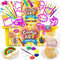 GirlZone Cookie Art Bakery Kit, Decorate Cookies Using Baking Accessories Like Stencils, Brushes, and Cookie Cutters for Kids, Amazing Kids Baking Set