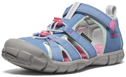 KEEN Seacamp 2 Cnx Unisex Kinder Sandalen, Coronet Blue Hot Pink, 37 EU