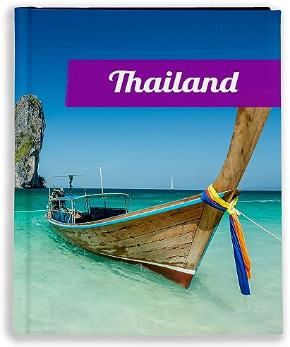 Urlaubsfotoalbum: Thailand, Fototasche für Fotos, Taschen-Fotohalter für lose Blätter, Urlaub Thailand, Handgemachte Fotoalbum (10x15 | für 120 Fotos)