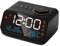 Peiruika - Reloj despertador digital con radio FM, control regulador, 2 alarmas, pantalla de temperatura y pantalla grande