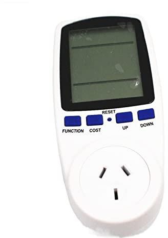 Monitoraggio dell'energia del contatore, Smart Home Plug Socket Power Meter Energy Tensione Amplity Elettricità Utilizzo Watt Monitor Installazione semplice Facilmente leggibile