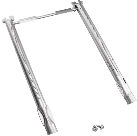 TIMTIMBBQ Grill Burners Replacement for Weber Spirit I & II 200 Series with Front Control, 18 inch, Weber Spirit Grill Burner Tube, Weber Spirit E-210 Grill Burner, Weber Spirit II E210 Grill Burner