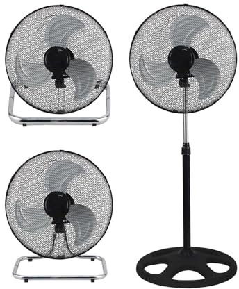 VINCO VENTILATORE A PIANTANA 3 FUNZIONI IN 1 90 W 45 CM (39657)