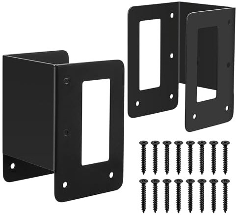 2 STK Holzstapelhilfe Aussen Innen, Brennholz Stapelhilfe, Holzstapelhalter, Kaminholz Stapelhilfe, DIY Verstellbarer holzunterstand, Kaminholzregal für Brennholz Kaminholz, 9,6 x 14,7 x 9,6 cm