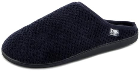 Isotoner® Mens Swept Back Popcorn Mule Slipper
