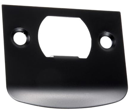 FOYTOKI D-Strike Metal Door Strike Plate for Doors Lock Tongue Guide Plate Screws Effortless Installation for Room Locks