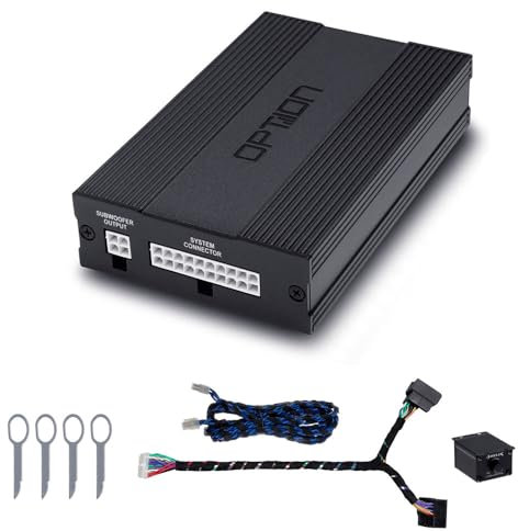OPTION DSP-6 kompatibel mit VW T5 (Typ 7H/7E, ohne Soundsystem ab Werk) - 6-Kanal DSP-Verstärker Plug & Play Soundupgrade inkl. Kabelsatz