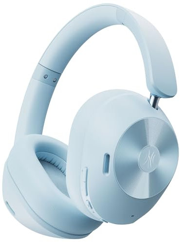 OneOdio A5 Over Ear Kopfhörer Kabellos Bluetooth, Hybrid Aktive Noise Cancelling, Hi-Res LDAC Audio, 75 Std. Akku, Bluetooth 5.4, klare Anrufe, Spielemodus, Schnellladung für PC Reisen Zuhause Büro