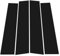 YLWDKORR Garniture Pilier Fenêtre Porte pour v&w Golf 5 MK5 2003-2009 Garniture Couverture de Montant de Colonne B C fenêtre portière Voiture