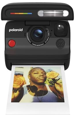 Polaroid Flip Instant Camera with Sonar Autofocus and Retro Design (Black)