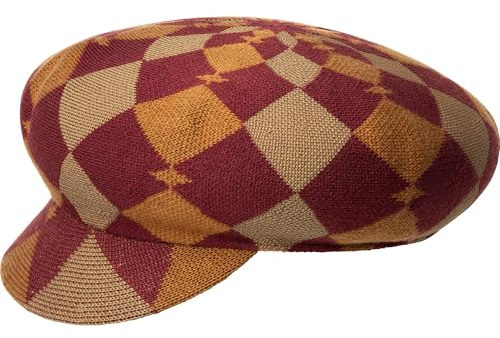 Kangol Gentle Argyle Halifax Ballonmütze Schirmmütze Schildmütze Damen - mit Schirm Herbst-Winter Winter