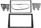 para Opel para Corsa C 2000 2001 2002 2003 2004 2005 2006 Marco Salpicadero para Radio CD con Control Frontal 2DIN Marco Radio Coche