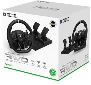HORI Wireless Racing Wheel Overdrive for Xbox Series X|S, Xbox One - Officially Licensed by Microsoft