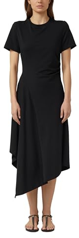 s.Oliver Asymmetrisches Jerseykleid mit Raffung