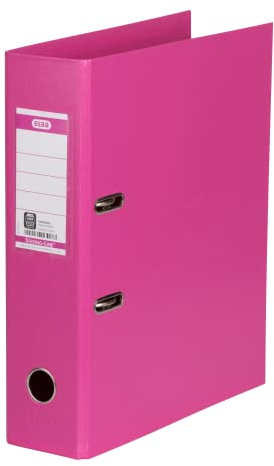 Elba Ordner A4, Strong-Line, 8 cm breit, Kunststoff, pink, 1 Stück