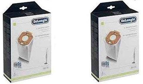2 CONFEZIONI SACCHETTI ASPIRAPOLVERE ORIGINALI DE LONGHI DLS35 PER MODELLO XLF1600PE,XLF1500PE,XLF1600PES,XL150.40,XLC6050,XLD15M,