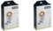 2 CONFEZIONI SACCHETTI ASPIRAPOLVERE ORIGINALI DE LONGHI DLS35 PER MODELLO XLF1600PE,XLF1500PE,XLF1600PES,XL150.40,XLC6050,XLD15M,