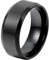 OIDEA Herren Edelstahl Ring mit personalisiert Gravur, 8mm Retro Polished Schwarz Verlobungsringe Trauringe (Ohne Gravur, 74(23.6))