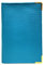 LOLUNA® Porte-Carte Simple 1 à 2 Carte Compact en Cuir Existe en Plusieur Couleur pour Homme et Femme Ciel Turquoise