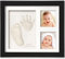 Kit Souvenir Empreinte et Empreinte Bébé - Impressions pour enfants - Cadre photo nouveau-né -Kit d'art de mémoire - Cadres photo de douche de bébé, registre de bébé (28cm x 22cm, Onyx Black)