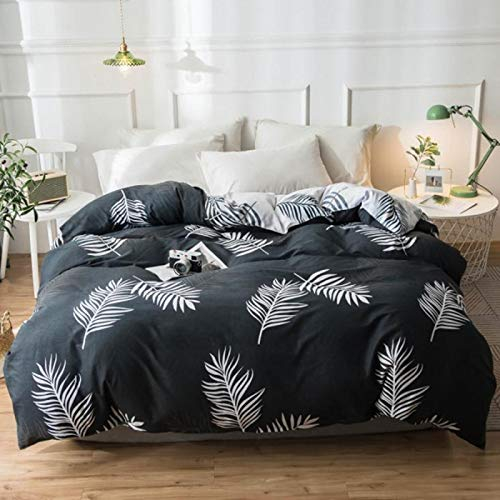 DuvetCover Baumwoll Bettdeckenbezug Klassisch Plaid Mit Reißverschluss Kinder Frauen Herrenzimmer Bettgarnitur Waschbar-12 150x210cm(59x83inch)