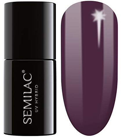 SEMILAC Gel Nail Polish | Long Lasting and Easy to Apply | Perfect for Home and Professional Manicure and Pedicure - 284 Cooking Time UV Gel Nail Polish, 7 ml.