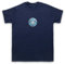 My Icon Art & Clothing Iron Chest Arc Reactor Graphic Novel Superhero Film Mens T-Shirt, Navy Blue, XL