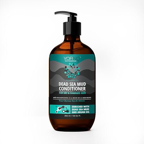 Totes Meer Schlamm Conditioner Mit Natürlichem Totes Meer Schlamm Bio-Arganöl Keratin Für Beschädigtes & Trockenes Haar Stärkungs-Reparatur Anti-Frizz-Locken Haarpflege