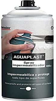 Aguaplast 24947 Spray Impermeabilizacion, Blanco, 400 ml