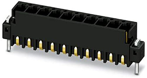 PHOENIX CONTACT MCV 0,5/4-G-2,54 SMD R24 Leiterplattensteckverbinder, 0.5 mm² Nennquerschnitt, 4 Anschlüsse, MCV 0,5/..-G-SMD Artikelfamilie, 2.54 mm Rastermaß, Schwarz, 315 Stück