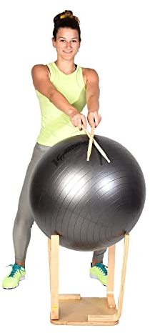 Drum it Fitness Kombi mit Pezziball MAXAFE + Hocker & Sticks Trommelworkout Set