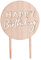 Ginger Ray Happy Birthday Kuchendekoration aus Holz, umweltfreundlich, wiederverwendbar, Dekoration