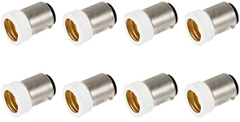 DOITOOL 8St Lampenfassung Adapter für Glühbirnenfassungen Glühbirnenwechsler Adapter für Lampenhalter Glühlampenkonverter Die Glühbirne Außenlicht Base b15 Steckdose