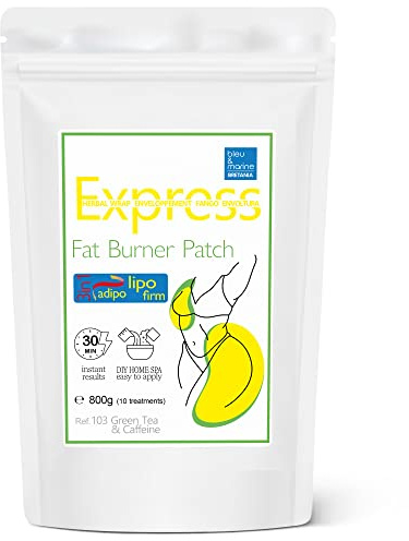 Patch Fatburner (Beine, Bauch, Arme) Grüner Tee, Koffein und Algen. Fettverbrenner. Fit Professional Cosmetics. Skin tightening. Anticellulite & Slimming Body Wrap - 800 g