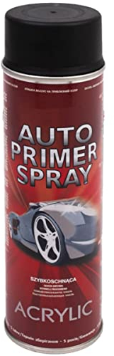 VE-INDUSTRIES Grundierung Spray 500ml Haftgrund Grundierlack Autolack Primer Universal Acryl Rostschutz (Schwarz)