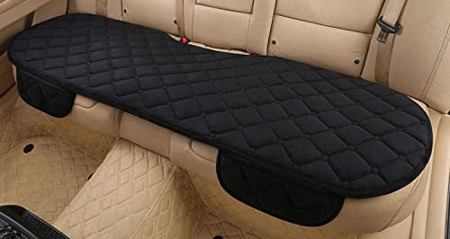 ZTENG Universal-Vlies-Autokissen, Autositz-Schutzpolster, Autositzbezug Auto-Innenraum (schwarz, 1Stück hinten Kissen)
