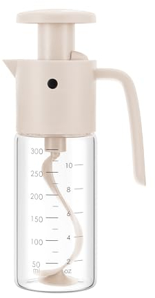 VUCCHINI Leak Proof Salad Dressing Mixer Bottle - Homemade Salad Dressing Container - BPA Free Salad Dressing Shaker Glass Bottle Juice Storage Ketchup Pink