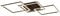 Reality Leuchten LED Deckenleuchte Trail R64493132, Metall Schwarz matt, inkl. 31 Watt LED