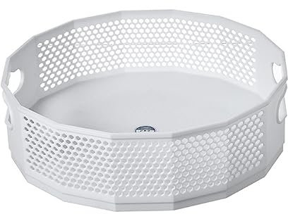 MAGICLULU Schreibtisch Schublade Aufbewahrungsbox Vitrine Zum Drehen Rund Aus Weißem Kunststoff Schublade Für Schreibtisch