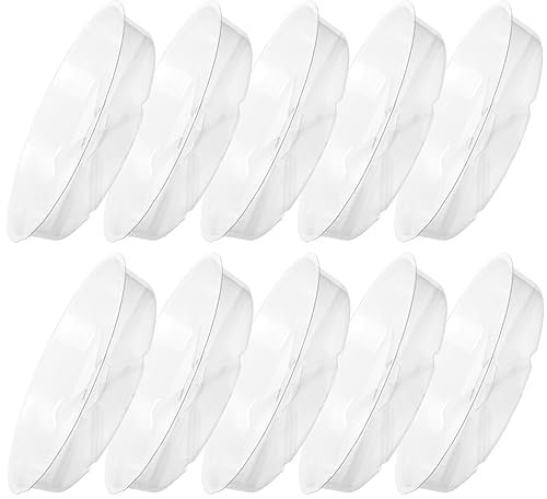 BESPORTBLE 10 Piezas Bandeja De Maceta Plato De Platos De Plantas Bandejas De Goteo para Plantas En Maceta Macetas Al Aire Flor Parte Inferior De La Maceta El Plastico Hierro Forjado