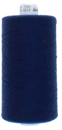 1000 Meter Polyester Nähgarn Jeansgarn Ledergarn Stärke 50 Ariadna Talia (7392 - dunkelblau)