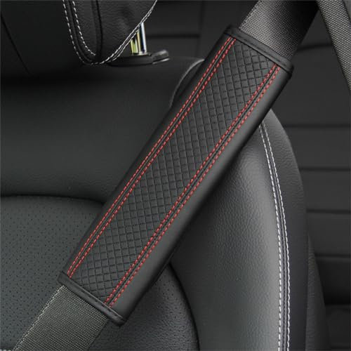 SRTMIRJJ 2stück Auto Gurtpolster Sicherheitsgurt für VW Golf 5 6 7 8 GTE GTI GTD Clubsport Clubsport45, Weiches Bequemes Schulterschutz Autogurtpolster Schutz Interieur ZubehöR,D