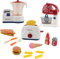 Conjunto de Utensilios de Cocina Infantil,Accesorios Cocina Juguetes con Exprimidor,Licuadora,Tostadora,Cocina Juguete,Juguete Educativo Regalo para Niños Niñas 3 4 5 Años
